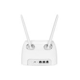 Wireless Router Tenda, 4G06C; N300 wireless LTE router, Fast Ethernet , Single-band (2.4 GHz) 4G/3G standards: FDD LTE,TDD-LTE,WCDMA, 4G Cartgory: LTE CAT4, Max 4G speed: DL:150Mbps, UL:50Mbps, Wi-Fi standards: 802.11b/g/n, Wi-Fi frequency: 2.4GHz, Wi-Fi 