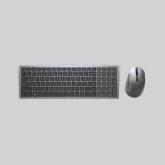Dell Keyboard and mouse set KM7120W, Wireless, 2.4 GHz, Bluetooth 5.0, Buttons Qty: 7, Numeric Keypad, Hot Keys Function: Multimedia, Search, Home page, Volume - and +, System lock, Print screen, Movement Resolution: 1600 dpi, Supported Battery Type: AA x