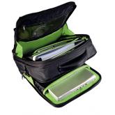 RUCSAC LEITZ, pt. notebook de max. 15.6 inch, 2 compartimente, buzunar frontal | buzunar lateral x 2, waterproof, poliester, negru, 