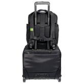 RUCSAC LEITZ, pt. notebook de max. 15.6 inch, 2 compartimente, buzunar frontal | buzunar lateral x 2, waterproof, poliester, negru, 
