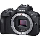 Camera foto Canon Eos R100 + Obiectiv RF-S 18-45mm F/4.5-6.3 IS STM kit, Senzor CMOS 22.3 x 14.9mm, 24.1 Megapixeli, Aspect Ratio: 3:2, Procesor:DIGIC 8, Montura RF, Compatibilitate: RF, RF-S, (EF si EF-S cu adaptor), Distanta focla: 1.6x, Dual Pixel CMOS
