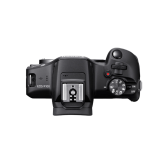 Camera foto Canon Eos R100 + Obiectiv RF-S 18-45mm F/4.5-6.3 IS STM kit, Senzor CMOS 22.3 x 14.9mm, 24.1 Megapixeli, Aspect Ratio: 3:2, Procesor:DIGIC 8, Montura RF, Compatibilitate: RF, RF-S, (EF si EF-S cu adaptor), Distanta focla: 1.6x, Dual Pixel CMOS