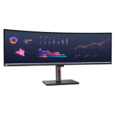 Monitor Lenovo ThinkVision P49w-30, 49'' IPS, DQHD (5120x1440), Anti- glare, 32:9, Curvature: 3800R, Brightness: 350 nits, Contrast ratio: 2000:1, Refresh Rate: 60Hz, Response time: 4 ms (Extreme mode) / 6 ms (Typical mode), Dot / Pixel Per Inch: 109 dpi,