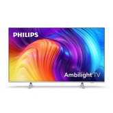 TV LED Smart PHILIPS 65PUS8057, Ultra HD 4K, Silver, Android TV,Ambilight, HDR10+, Procesor Pixel Precise Ultra HD, Dolby Vision, 164 cm, DVB-T/T2/T2-HD/C/S/S2, 2 x 10W, Subwoofer integrated: No, Wi-Fi, Bluetooth, 4 x HDMI, 2 x USB, Common Interface Plus 