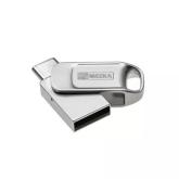 USB Flash Drive MyDual, USB 2/USB C, 32GB, Silver 