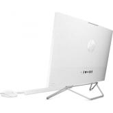 All-in-One HP ProOne 240 G9 23.8 inch Non-Touch FHD cu procesor Intel Core i3-1215U, video Integrat Intel Iris Xe Graphics, RAM 8GB, SSD 256GB, Fixed Stand, HP 125 White Wired Keyboard, HP 125 White Wired Mouse, Starry White, Free DOS, 2yw