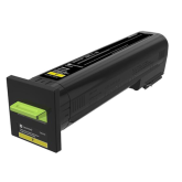 LEXMARK 72K2XY0 toner laser,culoare galben, return program  ,capacitate mare 22 k pagini, compatibilitate CS820de / CS820dte / CS820dtfe
