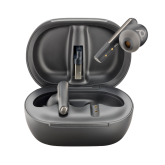 Poly Voyager Free 60+ UC M Carbon Black Earbuds +BT700 USB-C Adapter +Touchscreen Charge Case