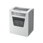 Distrugator manual documente Leitz IQ Office, 10 coli, P5, micro-cut (tip particule), cos 23 coli, alb, Leitz 