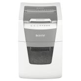 Distrugator automat documente Leitz IQ  Small Office , 100 coli, P4, cross-cut (tip confeti), cos  34 litri, alb-gri, Leitz 