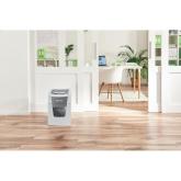 Distrugator automat documente Leitz IQ  Small Office , 100 coli, P4, cross-cut (tip confeti), cos  34 litri, alb-gri, Leitz 