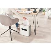 Distrugator manual documente Leitz IQ Protect  6X ,  6 coli, P4, cross-cut (tip confeti), cos  10 litri, alb, Leitz 