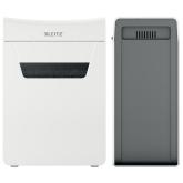 Distrugator manual documente Leitz IQ Protect 10X , 10 coli, P4, cross-cut (tip confeti), cos  18 litri, alb, Leitz 