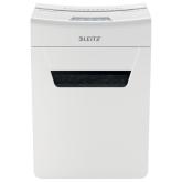 Distrugator manual documente Leitz IQ Protect 10X , 10 coli, P4, cross-cut (tip confeti), cos  18 litri, alb, Leitz 