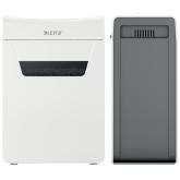 Distrugator manual documente Leitz IQ Protect  6M , 6 coli, P5, micro-cut (tip particule), cos  18 litri, alb, Leitz 