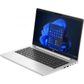 Laptop HP ProBook 440 G10 cu procesor Intel Core i7-1355U 10-Core (1.7GHz, up to 5.0GHz, 12MB), 14 inch FHD, Intel Iris Xe Graphics, 16GB DDR4, SSD, 512GB PCIe NVMe, Free DOS, Pike Silver, 5yw