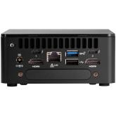 NUC 12 Pro Kit NUC12WSHi5, Core i5-1240P Processor, 4xUSB, M.2 22x80 NVMe; 22x42 SATA, 2.5'' SATA slot, 2,5Gbe LAN, 2xHDMI, 2x Thunderbolt 4 (USB-C+DP),  EU cord, single unit