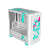 ASUS A23 Hatsune Miku Edition. Type: PC, Product colour: Turquoise, White, Supported motherboard form factors: micro ATX, Mini-ITX. Front fans diameters supported: 120,140 mm, Rear fans diameters supported: 120 mm, Top fans diameters supported: 120,140 mm