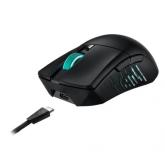 AS GAMING MOUSE GLADIUS 3, Classic asymmetrical wireless gaming mouse with tri-mode connectivity (2.4 GHz, Bluetooth, wired USB 2.0), specially tuned 26,000 dpi with 1% deviation, instant button actuation, exclusive Push-Fit Switch Socket II, laser-engrav