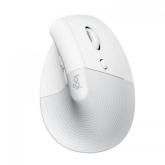 LOGITECH Lift for Mac Vertical Ergonomic Mouse - OFF-WHITE/PALE GREY - 2.4GHZ/BT - EMEA - ON+OFFLINE,B2C,MAC