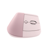 LOGITECH Lift Vertical Ergonomic Mouse - ROSE/DARK ROSE - 2.4GHZ/BT - EMEA - ON+OFFLINE,B2C