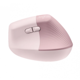 LOGITECH Lift Vertical Ergonomic Mouse - ROSE/DARK ROSE - 2.4GHZ/BT - EMEA - ON+OFFLINE,B2C