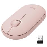 LOGITECH Pebble Mouse 2 M350s - TONAL ROSE - BT - N/A - EMEA-808 - DONGLELESS 