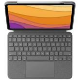 Logitech Combo Touch Detachable keyboard case with trackpad for iPad Air (4th & 5th generation) - Grey - UK
