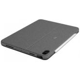 Logitech Combo Touch Detachable keyboard case with trackpad for iPad Air (4th & 5th generation) - Grey - UK
