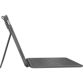 Logitech Rugged Folio Ultra-protective keyboard case with Smart Connector for iPad (10th gen) - Oxford Grey - US