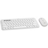 LOGITECH Pebble 2 Bluetooth Keyboard Combo - TONAL WHITE - US INT'L
