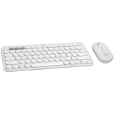 LOGITECH Pebble 2 Combo - TONAL WHITE - (US) INTL - 2.4GHZ/BT - N/A - INTNL-973 - UNIVERSAL 