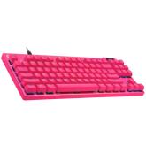 LOGITECH G PRO X TKL RAPID Gaming Keyboard - MAGENTA - US INT'L - USB - EMEA28i-935 - LINEAR