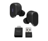 LOGITECH Zone True Wireless - GRAPHITE - 2.4GHZ/BT - PLUGC, 