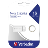 USB DRIVE 2.0 METAL EXECUTIVE 16GB SILVER 
