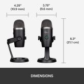 LOGITECH Blue Yeti Nano USB Mic - BLACK - EMEA 