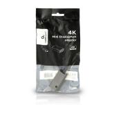 ADAPTOR video GEMBIRD, Mini-DisplayPort (T) la DisplayPort (M), rezolutie maxima 4K (3840 x 2160) la 30Hz, black, 
