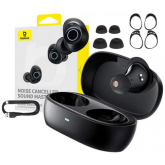 CASTI Baseus Bowie MA20, pt smartphone, wireless TWS, bluetooth 5.3, microfon pe casca, negru 