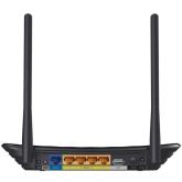 AC750 Dual Band Wireless Gigabit Router, Mediatek, 433Mbps at 5GHz + 300Mbps at 2.4GHz, 802.11ac/a/b/g/n, 4-port Gigabit Switch, Wireless On/Off and WPS button, 1 USB ports, 2 external antennas