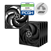 VENTILATOR ARCTIC PC, P12 PWM PST (Black) - 5 Pack,