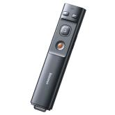 Presenter Baseus, wireless, laser 2.4 GHz, max. 100m, fara baterie, gri