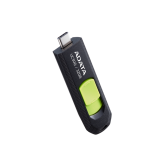 MEMORIE USB Type-C 3.2 ADATA 32 GB, retractabila, carcasa plastic, negru / verde 