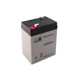Acumulator AGM 5Ah 6V seria MW Power, MWS5-6, terminal de conexiune F1, dimensiuni: 107x47x70 mm, greutate 0,80 kg