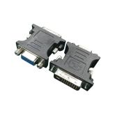 ADAPTOR video GEMBIRD, DVI-I DL (T) la VGA (M), black, 