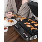 AENO ''Electric Grill EG5: 2000W, 2 heating modes - Lower Grill, Both Grills, 6 preset programs, Defrost, Max opening angle -180°, Temperature regulation, Timer, Removable double-sided plates, Plate size 320*220mm''