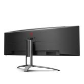 MONITOR AOC AG493UCX2 48.8 inch, Panel Type: VA, Backlight: WLED ,Resolution: 5120x1440, Aspect Ratio: 32:9, Refresh Rate:165Hz, Responsetime GtG: 4ms, Brightness: 400 cd/m², Contrast (static): 3000:1,Contrast (dynamic): 80M:1, Viewing angle: 178º(R/L), 1