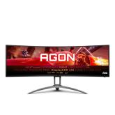 MONITOR AOC AG493UCX2 48.8 inch, Panel Type: VA, Backlight: WLED ,Resolution: 5120x1440, Aspect Ratio: 32:9, Refresh Rate:165Hz, Responsetime GtG: 4ms, Brightness: 400 cd/m², Contrast (static): 3000:1,Contrast (dynamic): 80M:1, Viewing angle: 178º(R/L), 1