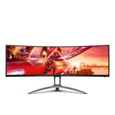MONITOR AOC AG493UCX2 48.8 inch, Panel Type: VA, Backlight: WLED ,Resolution: 5120x1440, Aspect Ratio: 32:9, Refresh Rate:165Hz, Responsetime GtG: 4ms, Brightness: 400 cd/m², Contrast (static): 3000:1,Contrast (dynamic): 80M:1, Viewing angle: 178º(R/L), 1