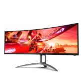 MONITOR AOC AG493UCX2 48.8 inch, Panel Type: VA, Backlight: WLED ,Resolution: 5120x1440, Aspect Ratio: 32:9, Refresh Rate:165Hz, Responsetime GtG: 4ms, Brightness: 400 cd/m², Contrast (static): 3000:1,Contrast (dynamic): 80M:1, Viewing angle: 178º(R/L), 1