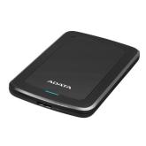 HDD extern ADATA, 2TB, HV300, 2.5, USB 3.1, Senzor protectie socuri, Criptare Date, Ultraslim, Negru